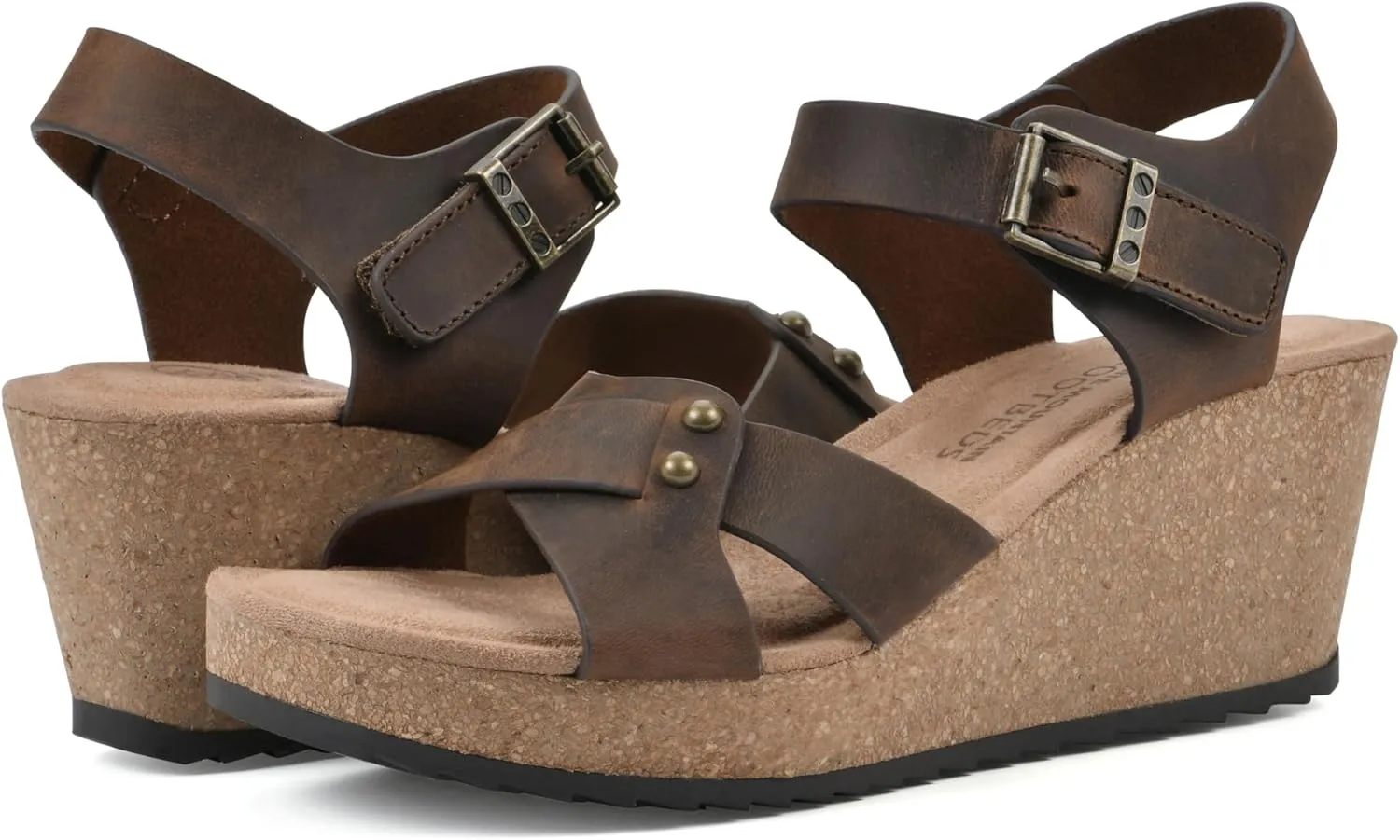 WHITE MOUNTAIN Women's Prezo Wedge Sandal
