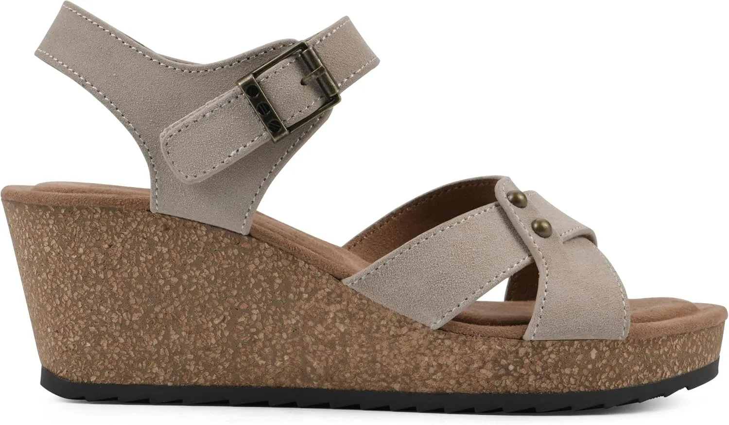 WHITE MOUNTAIN Women's Prezo Wedge Sandal