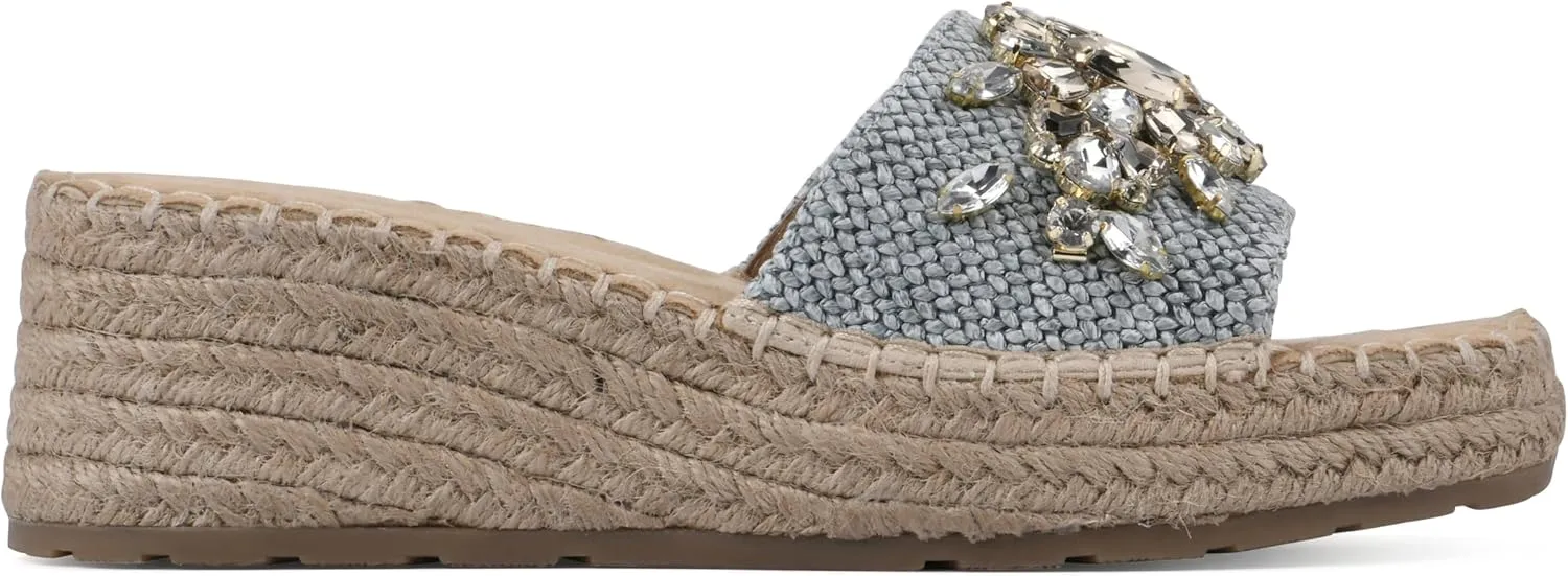 WHITE MOUNTAIN Women's Stitch Heeled Sandal