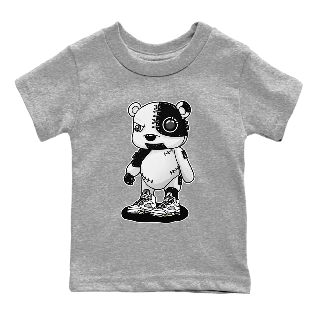 White Sneaker Black Jordan Large variety SNRT 5 Bear - Free shipping discount Tees Kids Cyborg Air