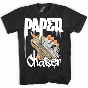 White Thunder 4s Sneaker Shirt Paper Chaser Graphic