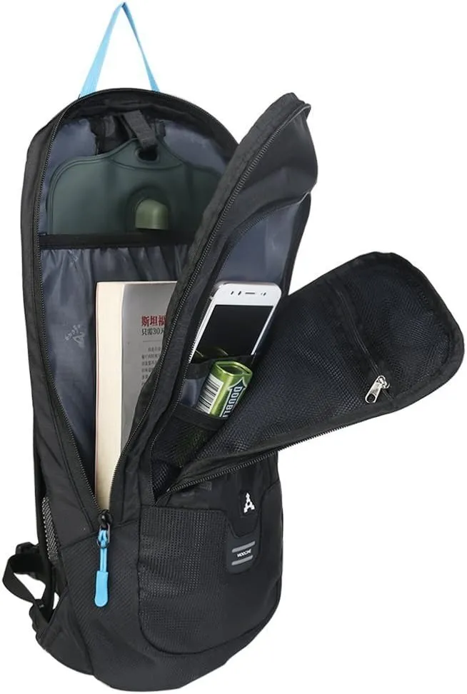 WINDCHASER Cycling Backpack, 10L Bicycle Backpack Waterproof Breathable Bag for Outdoor Travel Hiking Climbing Biking Running Skiing (Black)