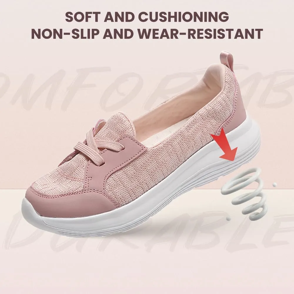 Women Comfy Orthopedic Walking Shoes, 2024 New Orthopedic Women's Breathable Slip On Arch Support Non-Slip Shoes