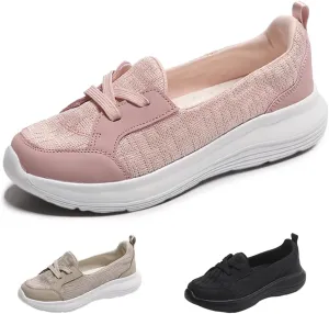 Women Comfy Orthopedic Walking Shoes, 2024 New Orthopedic Women's Breathable Slip On Arch Support Non-Slip Shoes