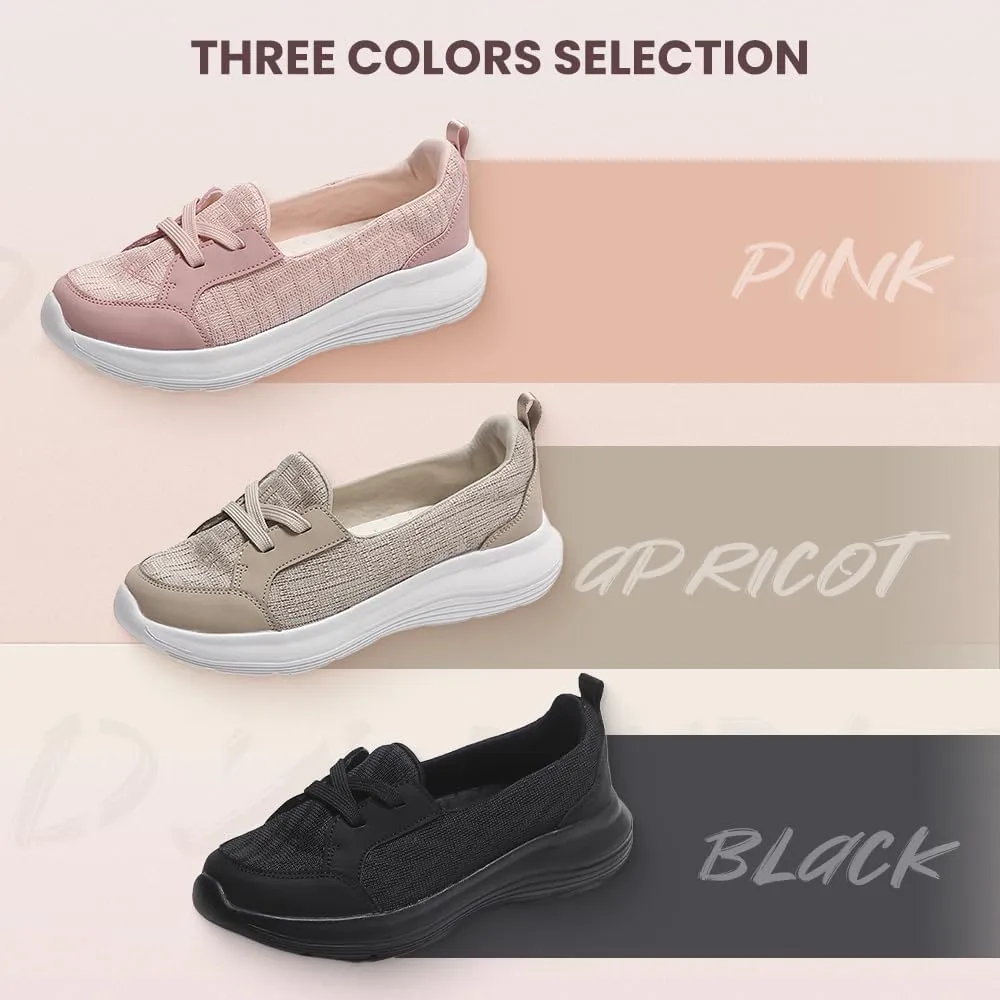 Women Comfy Orthopedic Walking Shoes, 2024 New Orthopedic Women's Breathable Slip On Arch Support Non-Slip Shoes