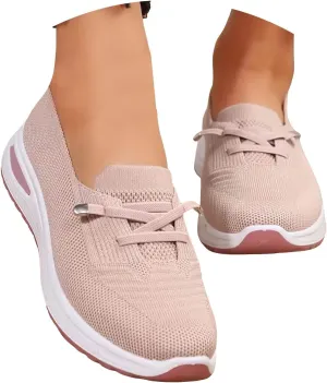 Women Comfy Orthopedic Walking Shoes, 2024 New Orthopedic Women's Breathable Slip On Arch Support Non-Slip Sneakers