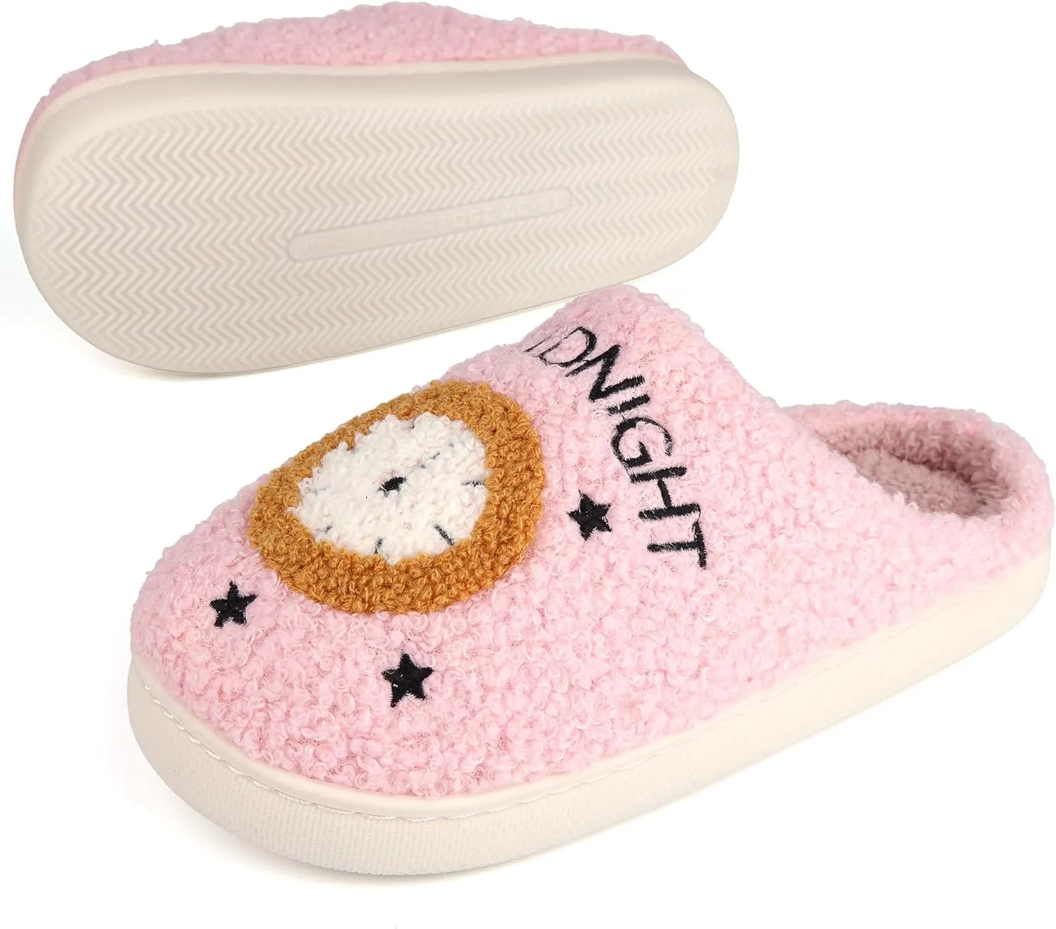 Women Men House Slippers Comfy Plush Slippers Shoes for Home Bedroom Indoor