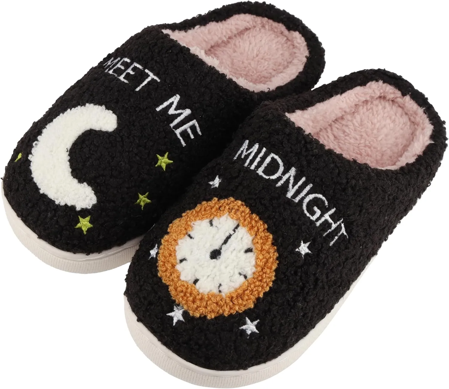 Women Men House Slippers Comfy Plush Slippers Shoes for Home Bedroom Indoor
