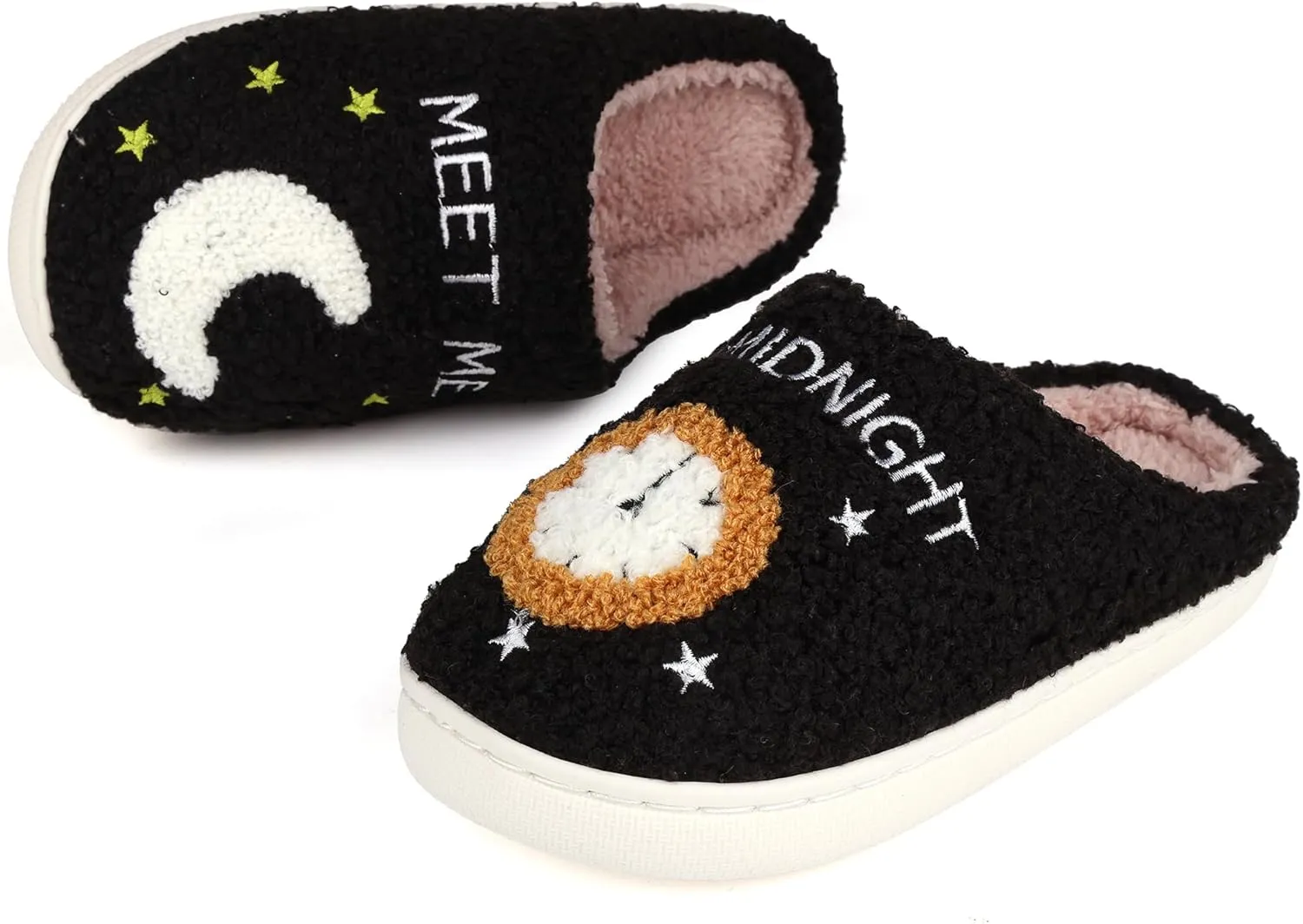 Women Men House Slippers Comfy Plush Slippers Shoes for Home Bedroom Indoor