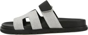 Women Sandals Summer Flat Sandal Comfy Adjustable Strap Sandals Fashion Mules Slip On Casual Sandals for Women