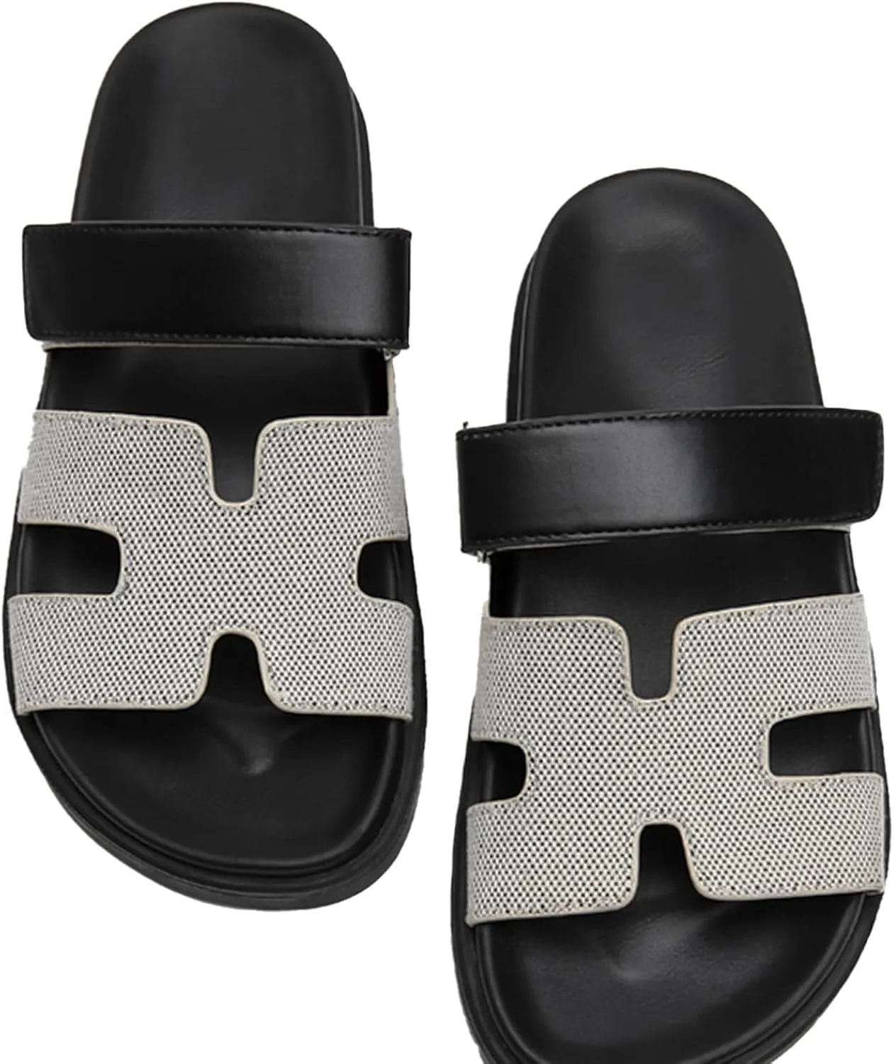 Women Sandals Summer Flat Sandal Comfy Adjustable Strap Sandals Fashion Mules Slip On Casual Sandals for Women