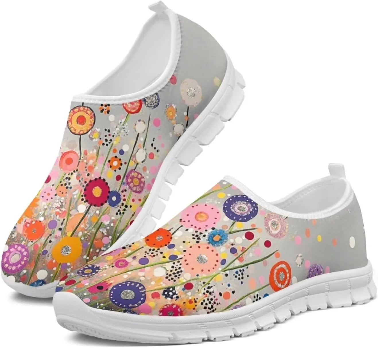 Women Slip On Tennis Shoes Casual Sneakers Womens Non Slip Work Shoes