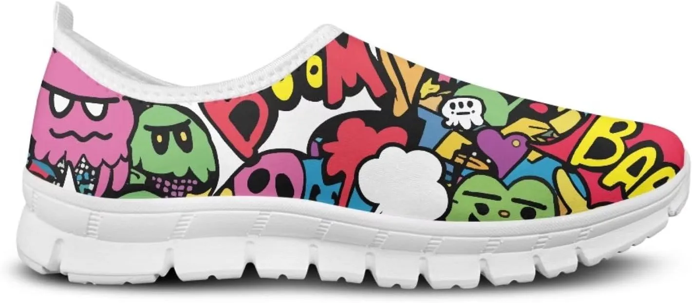 Women Slip On Tennis Shoes Womens Non Slip Work Shoes Casual Sneakers