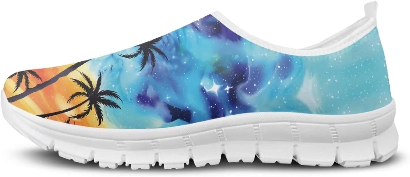 Women Slip On Tennis Shoes Womens Non Slip Work Shoes Casual Sneakers