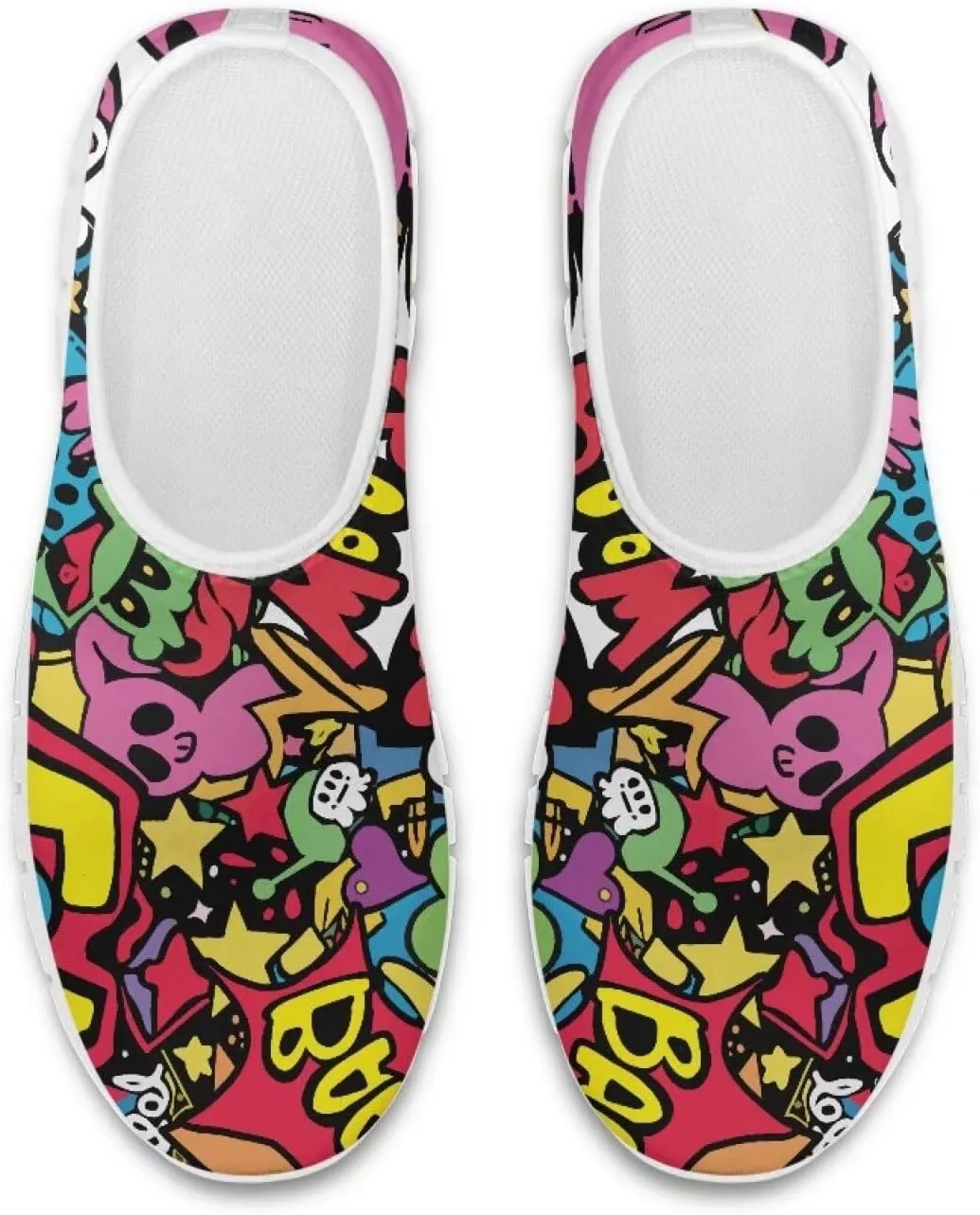 Women Slip On Tennis Shoes Womens Non Slip Work Shoes Casual Sneakers