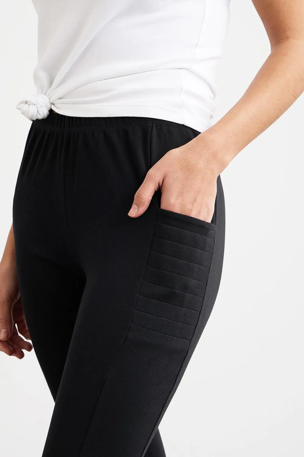 Women's 100% Organic Pima Cotton Capri Leggings