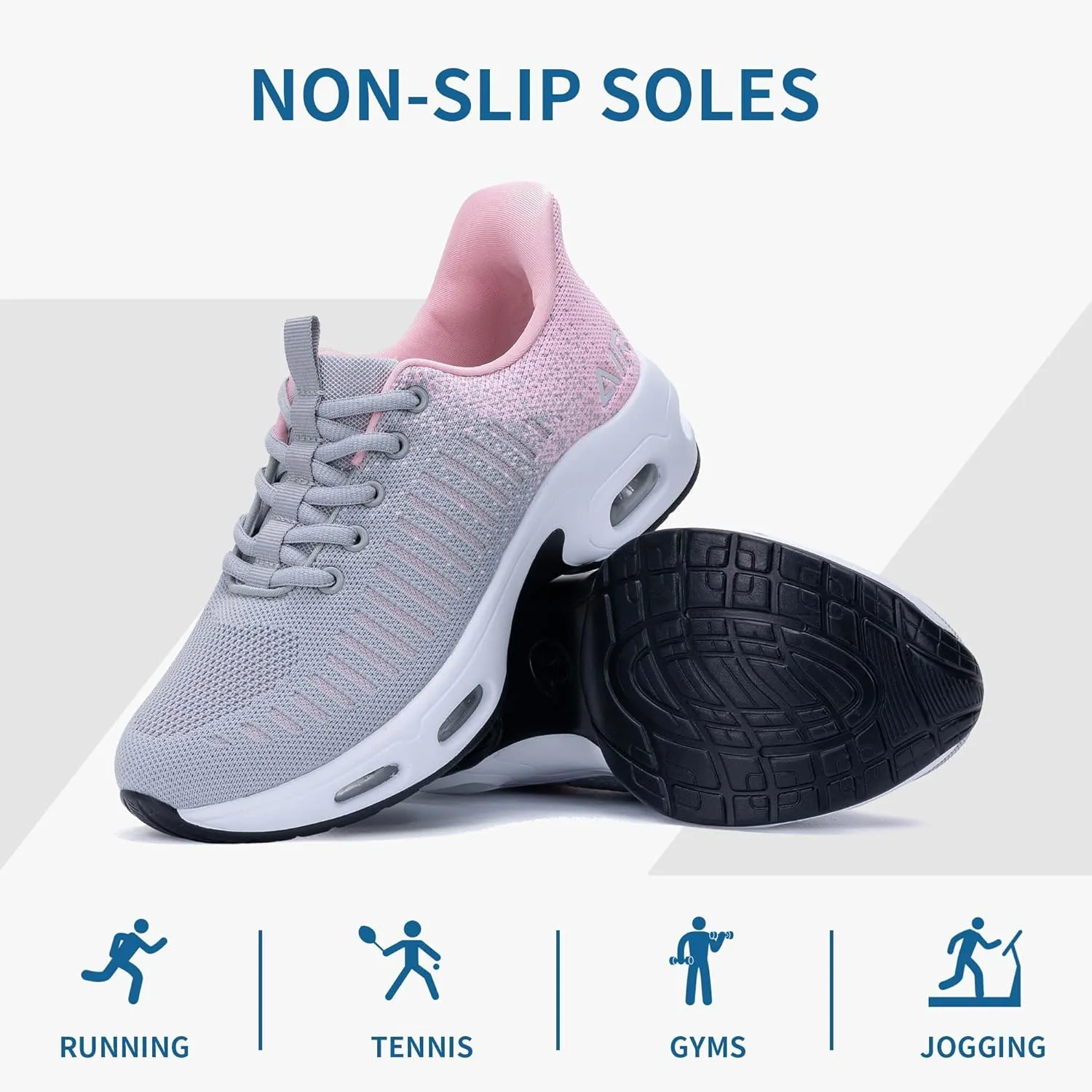 Women's Air Sneakers Slip on Walking Shoes