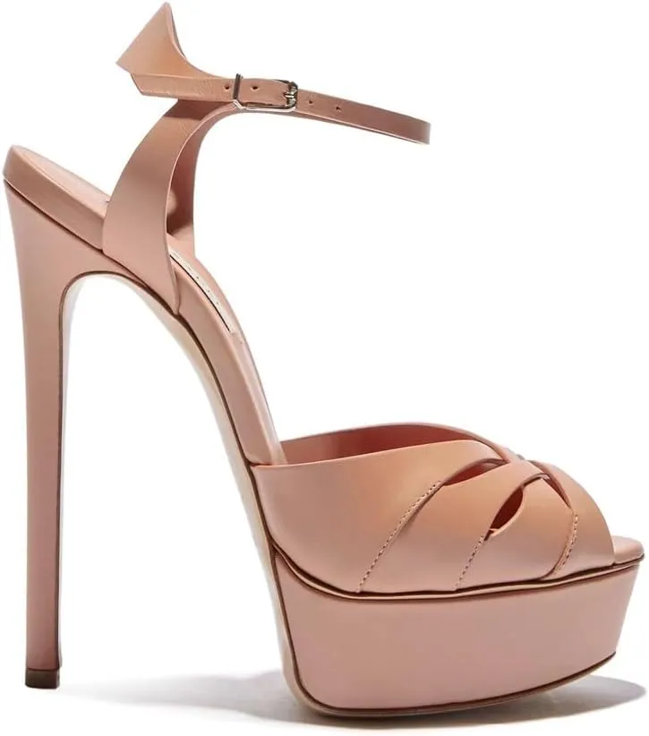 Women's Fashion Stiletto Speep Toe Open Toe Pump Heel Sandals Summer Comfy Slingback Slip-on Wedding