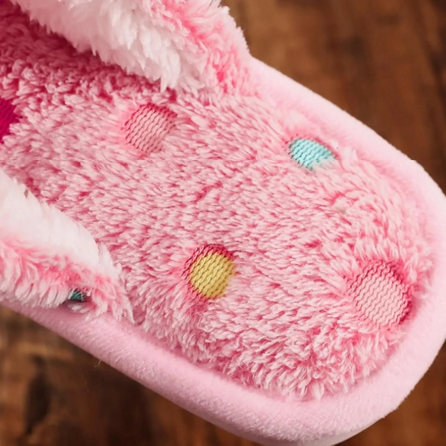 Women's Fleece Bow House Slippers Indoor Soft Comfy Cozy Plush Slip On Slippers with Bows Cute Winter Warm Bow Tie Fuzzy Bedroom Slippers Shoes Lightweight Non Slip