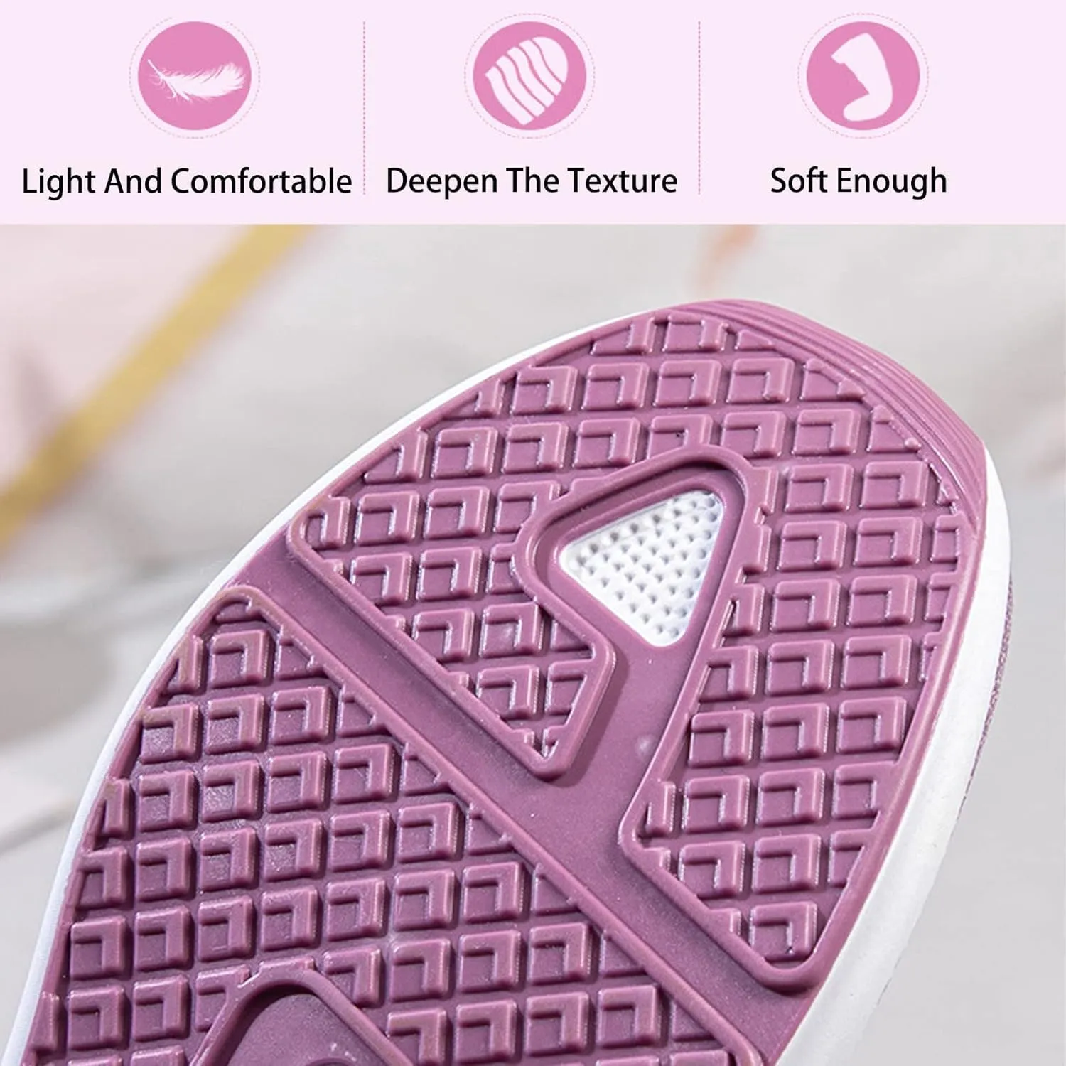 Women's Knit Mesh Breathable Slip On Platform Sneakers,Outdoor Non-Slip Comfort Orthopedic Diabetic Fashion Walking Shoes