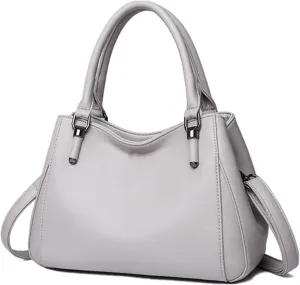 Womens Leather Handbags Top Handle Purses Totes Satchel Shoulder Bag for Ladies