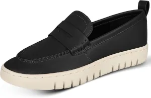 Women's Leather Loafers Flats Slip-ons Shoes Fashion Comfort Casual Lightweight Loafers