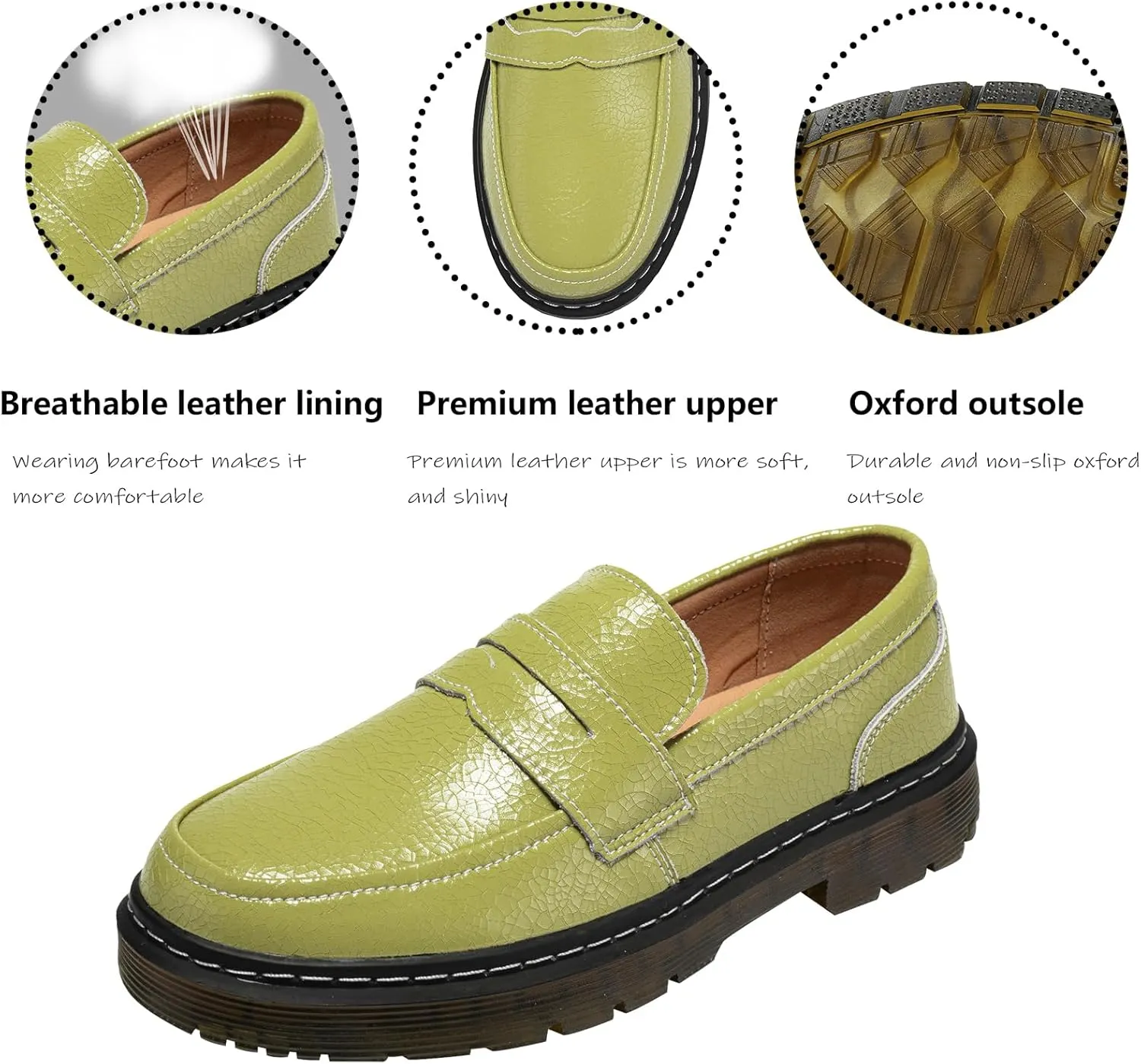 Women's Loafers Classic Penny Loafers for Women Fashion Driving Moccasins Women