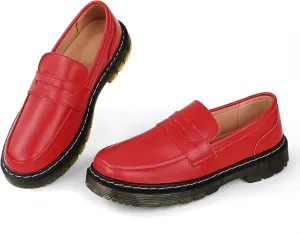 Women's Loafers Classic Penny Loafers for Women Fashion Driving Moccasins Women