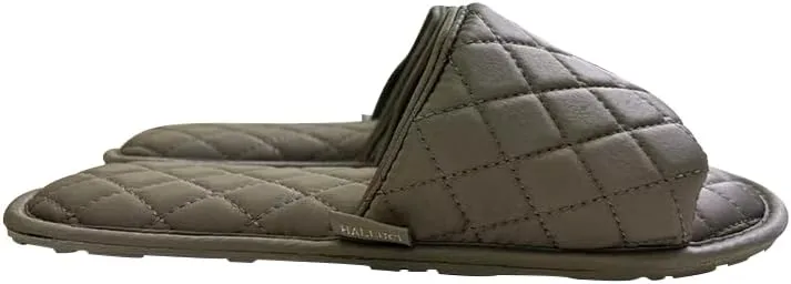 Women's Men's Quilted Slippers Soft Lightweight House Slippers Comfy Open Toe Non-slip Sole Breathable Diamond Pattern Design…, Red, FY2301