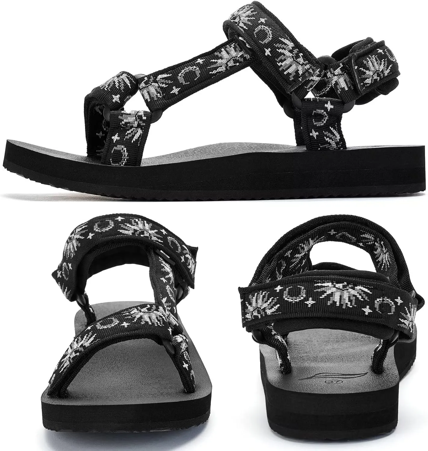 Women's Original Sport Sandals Hiking Sandals with Arch Support Yoga Mat Insole Light Weight Outdoor Water Shoes