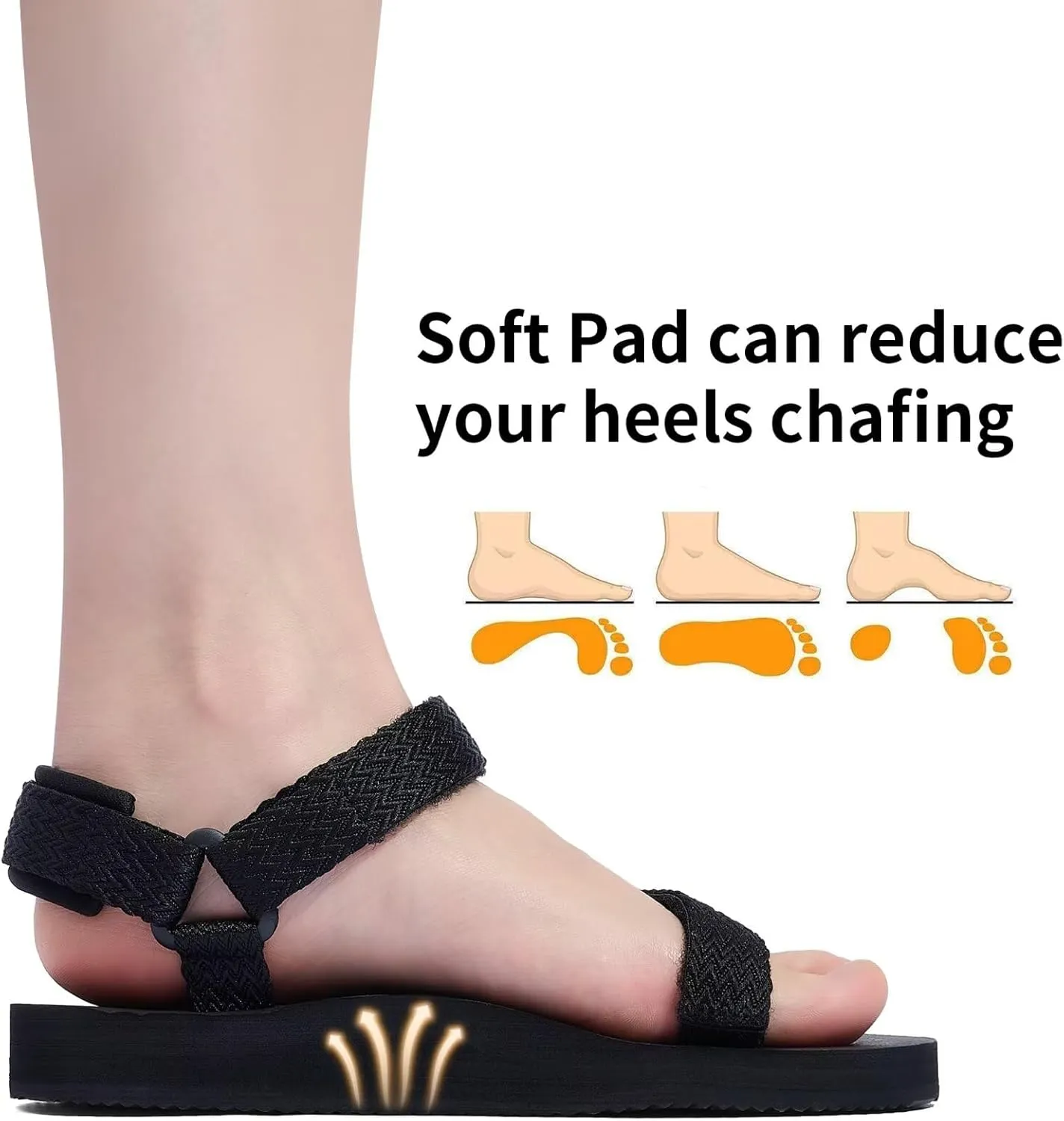 Women's Original Sport Sandals Hiking Sandals with Arch Support Yoga Mat Insole Light Weight Outdoor Water Shoes