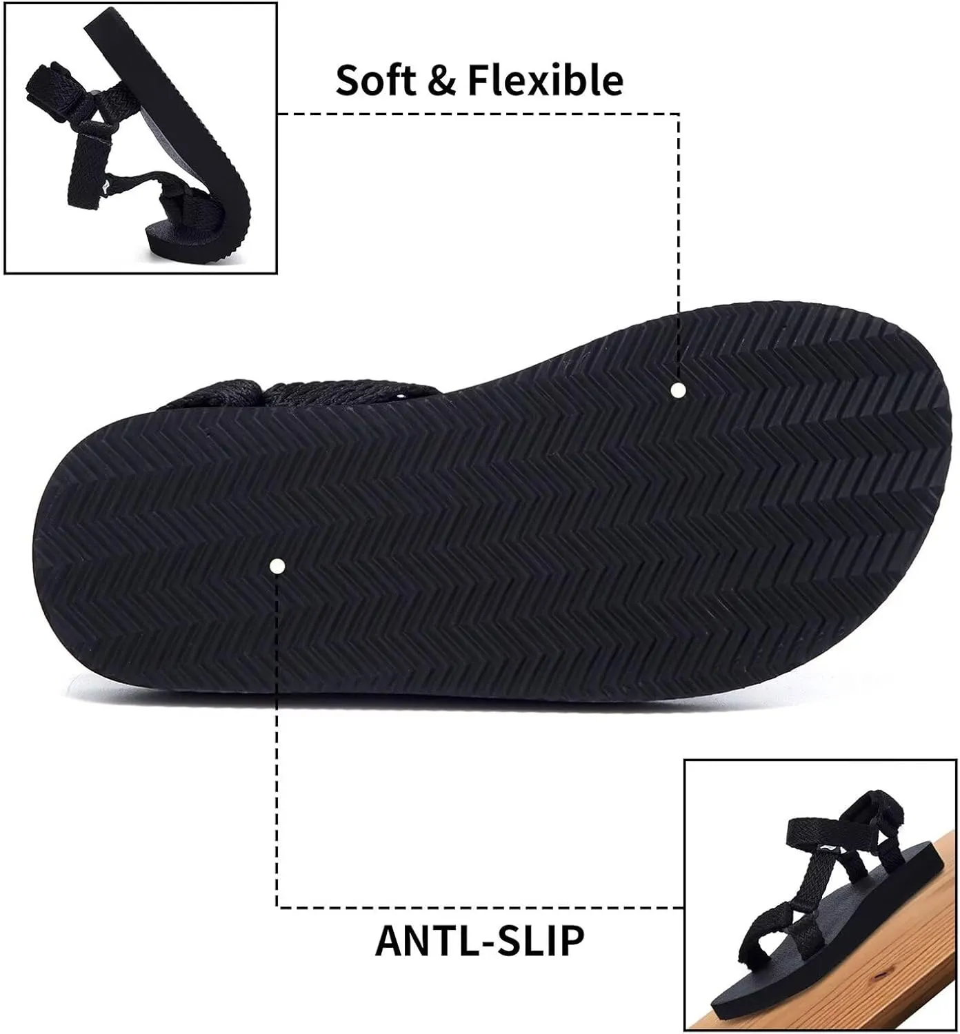 Women's Original Sport Sandals Hiking Sandals with Arch Support Yoga Mat Insole Light Weight Outdoor Water Shoes