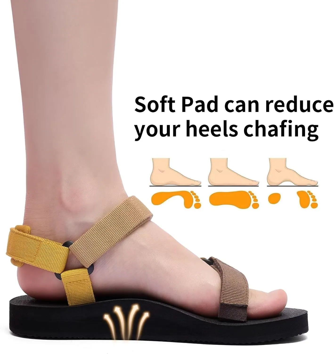 Women's Original Sport Sandals Hiking Sandals with Arch Support Yoga Mat Insole Light Weight Outdoor Water Shoes