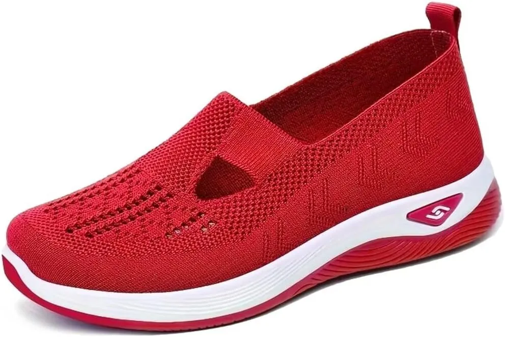 Women's Orthopedic Mesh Walking Shoes Athletic Sport Running Sneakers Slip-on Cozy Breathable
