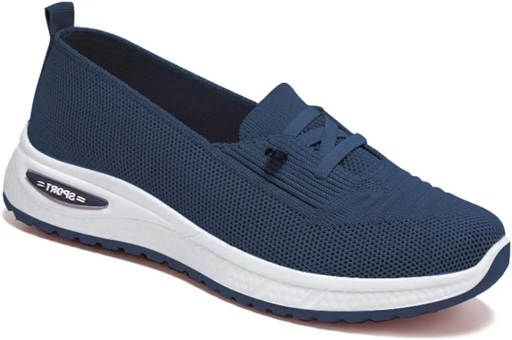 Women's Orthopedic Mesh Walking Shoes Athletic Sport Running Sneakers Slip-on Cozy Breathable