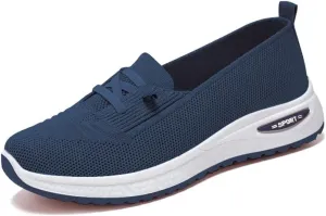 Women's Orthopedic Mesh Walking Shoes Athletic Sport Running Sneakers Slip-on Cozy Breathable