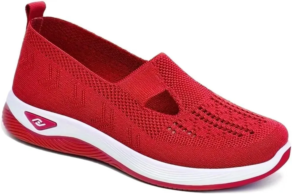 Women's Orthopedic Mesh Walking Shoes Athletic Sport Running Sneakers Slip-on Cozy Breathable