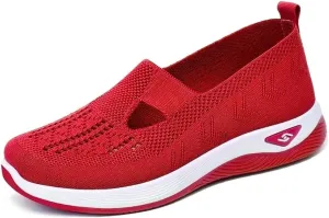Women's Orthopedic Mesh Walking Shoes Athletic Sport Running Sneakers Slip-on Cozy Breathable