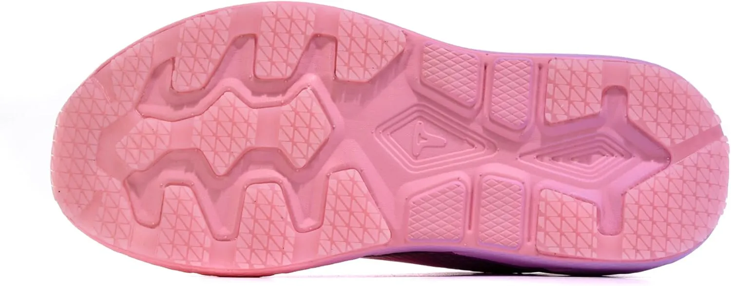 Women's Road Running Shoes Athletic Non-Slip Sole Walking Sneaker Lightweight Supportive Mesh Colorful Trail Tennis Shoes