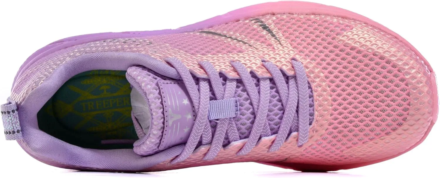 Women's Road Running Shoes Athletic Non-Slip Sole Walking Sneaker Lightweight Supportive Mesh Colorful Trail Tennis Shoes