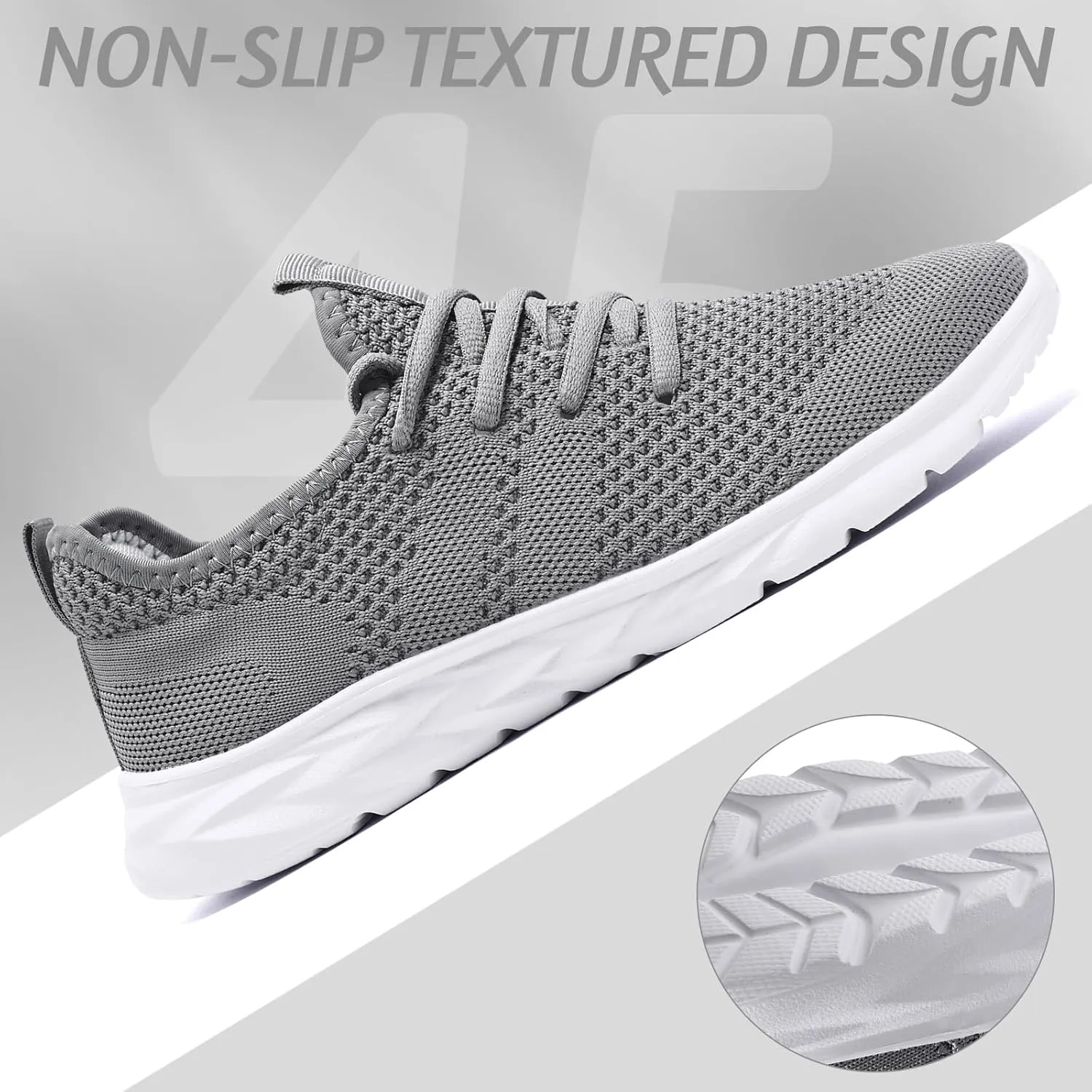 Womens Running Shoes Lightweight Tennis Shoes Slip On Walking Shoes Breathable Sneakers for Gym Travel Work