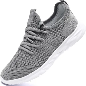 Womens Running Shoes Lightweight Tennis Shoes Slip On Walking Shoes Breathable Sneakers for Gym Travel Work