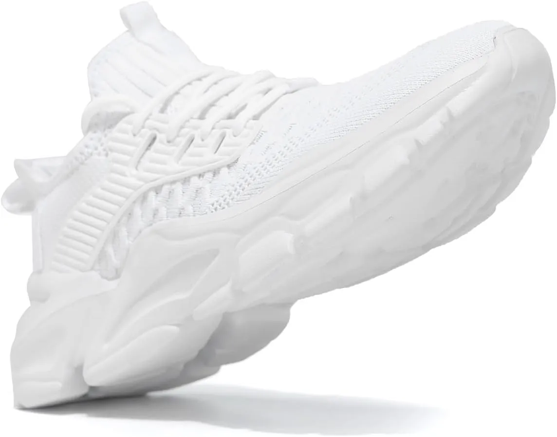 Womens Running Shoes Slip on Breathable Lightweight Fashion Sneakers Athletic Sports Walking Gym Work Shoes