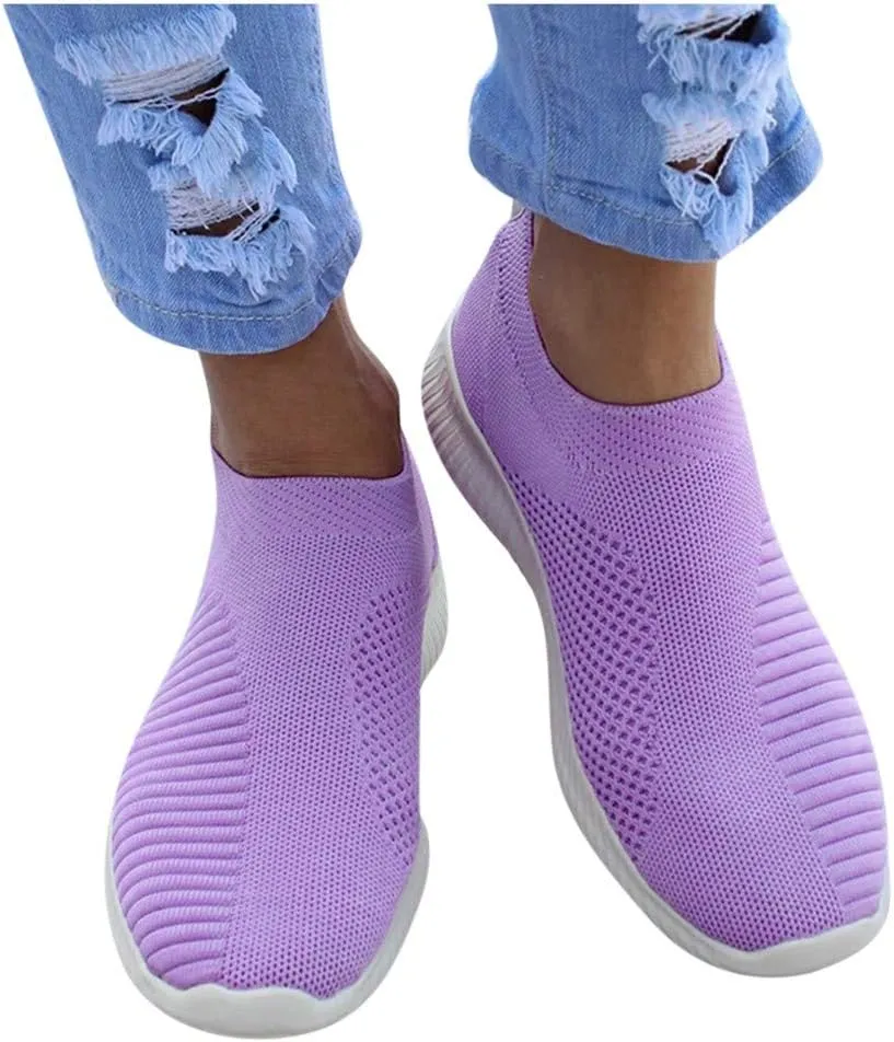Womens Running Shoes Slip-on Walking Sneakers Womens Running Shoes Food Service Casual Tennis Shoes Men Shoes Sneakers Red Tennis Shoe Loafers Casual Slip On