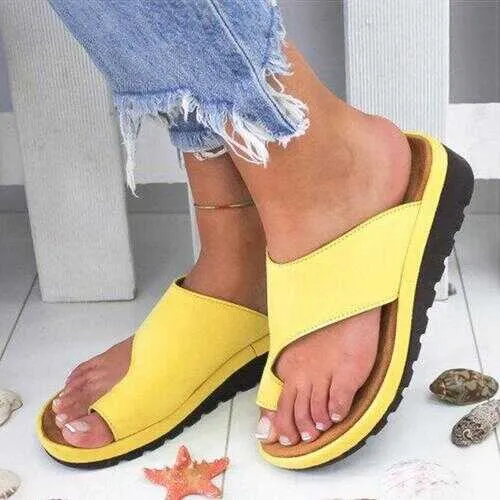 Womens Sandals, Comfy Soft Heel Slip-On Shoes