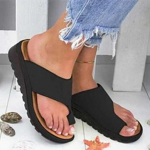 Womens Sandals, Comfy Soft Heel Slip-On Shoes