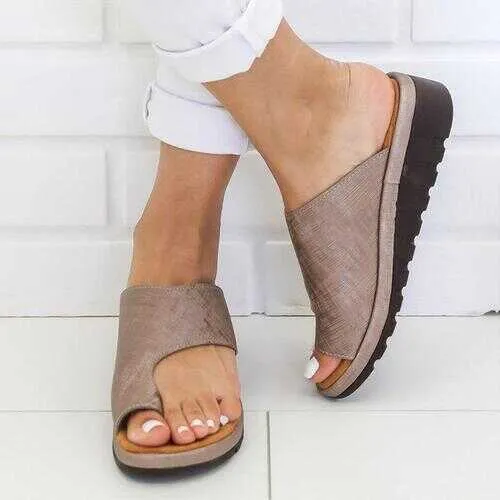 Womens Sandals, Comfy Soft Heel Slip-On Shoes