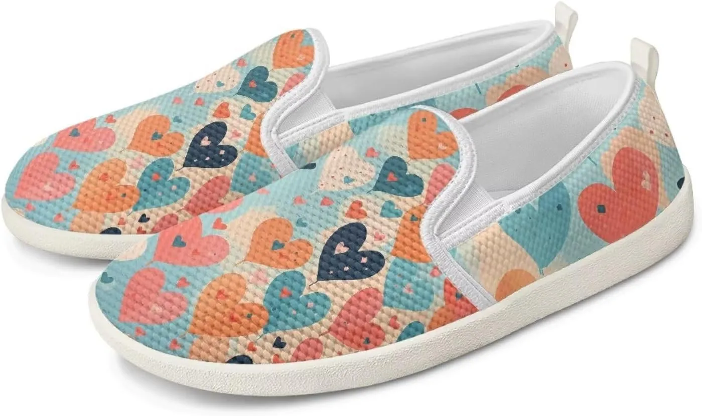 Women's Slip On Flat Fashion Comfortable Dressy Loafer Shoes Round Toe Lightweight Shoes for Office Work Daily Wear Gifts for Wife Mom Sister US Size 6-11
