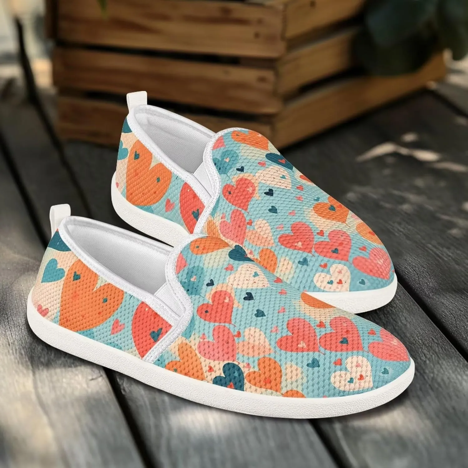Women's Slip On Flat Fashion Comfortable Dressy Loafer Shoes Round Toe Lightweight Shoes for Office Work Daily Wear Gifts for Wife Mom Sister US Size 6-11