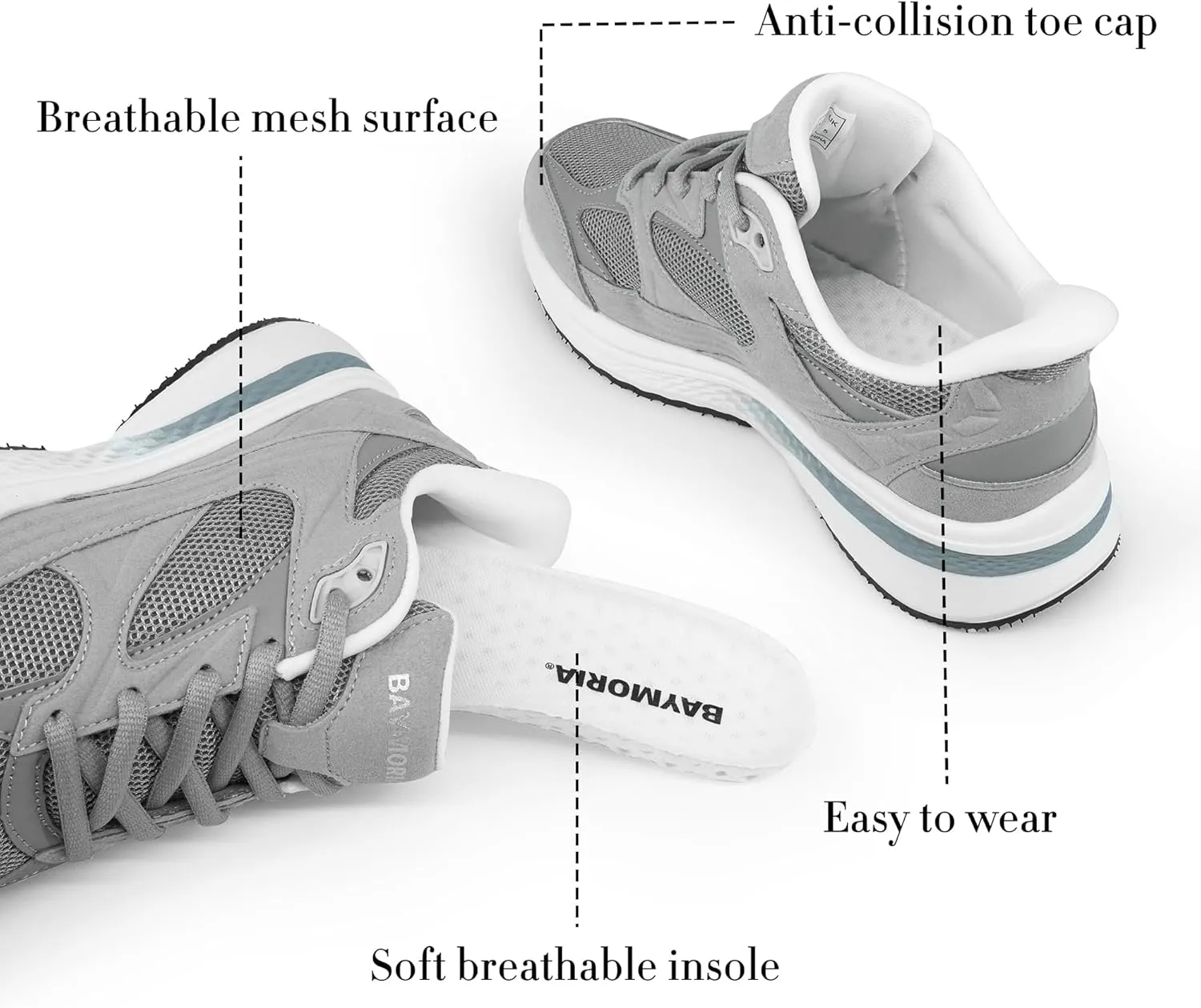 Women’s Slip On Retro Shoes Breathable Mesh Lightweight Tennis Sneakers for Athletic Walking Gym Workout